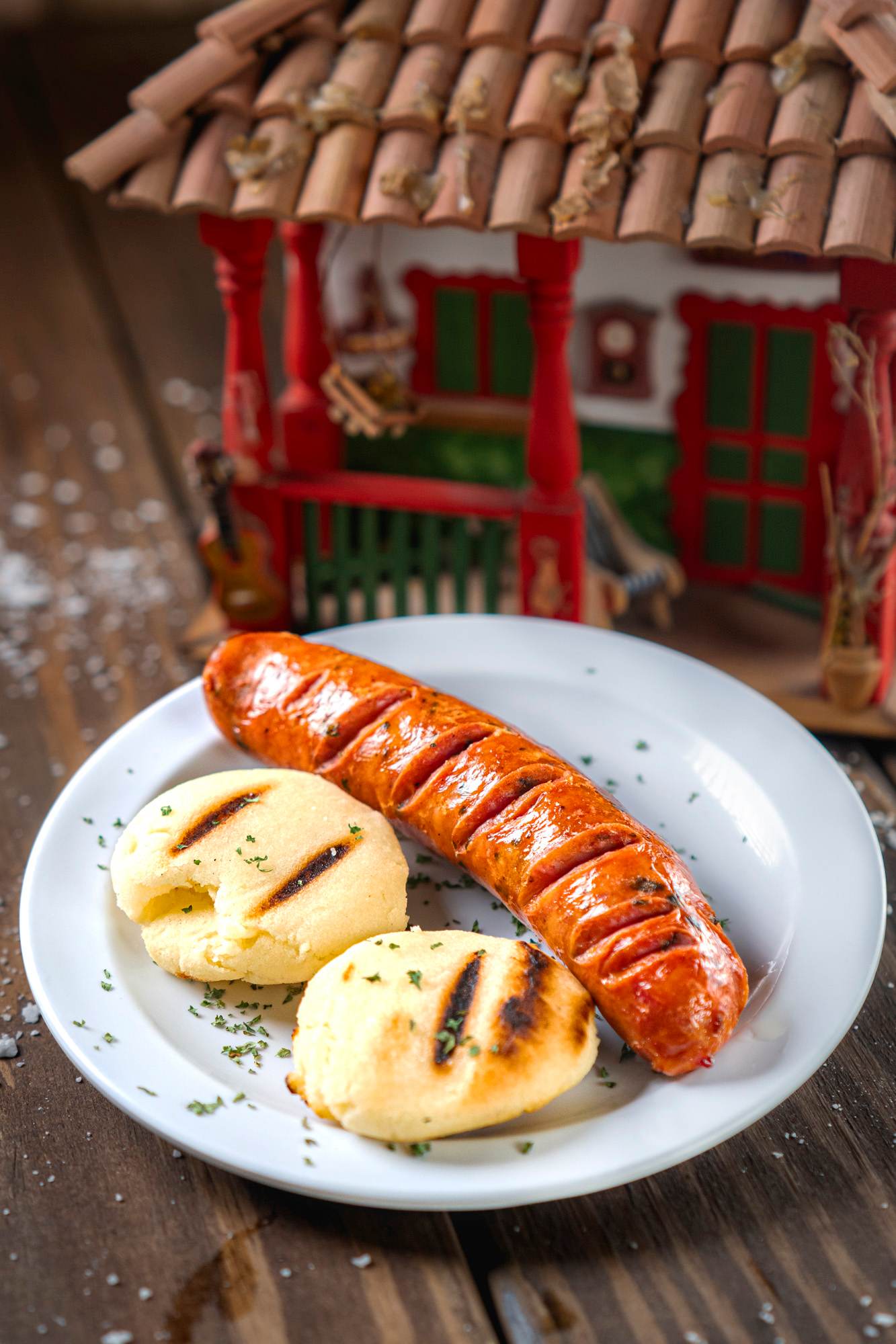 Chorizo Con Arepita, as photographed for the restaurant's online menu.