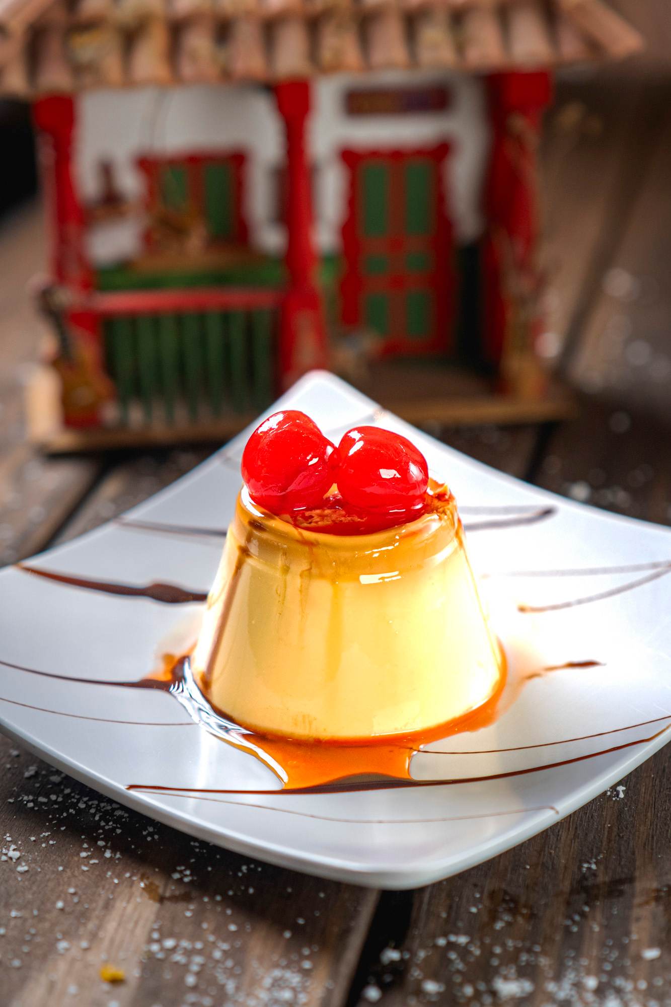 Flan, as photographed for the restaurant's online menu.