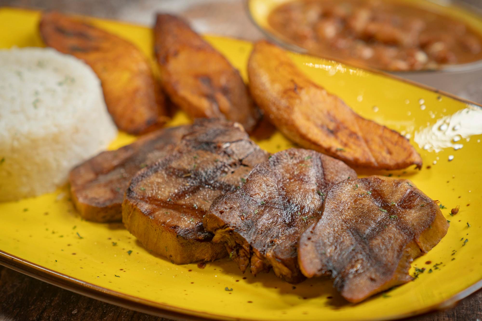Lengua a La Parrilla, as photographed for the restaurant's online menu.