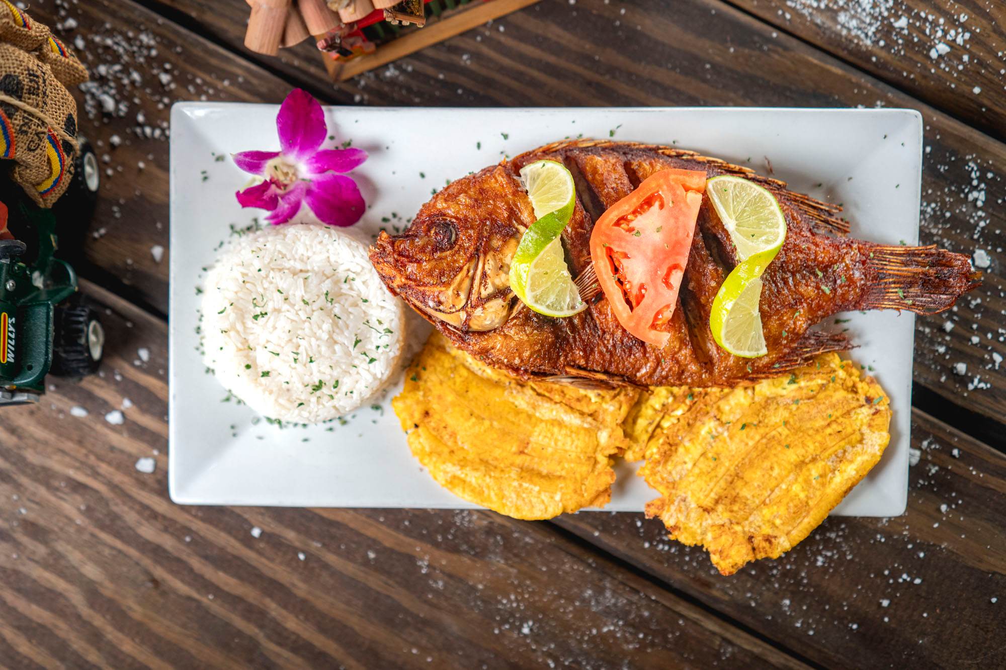 Mojarra Frita, as photographed for the restaurant's online menu.