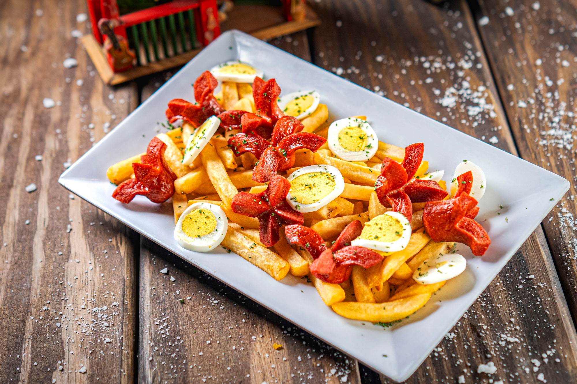 Kids Salchipapas, as photographed for the restaurant's online menu.